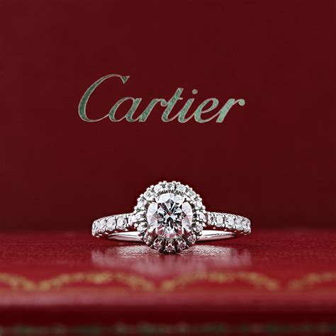 used cartier diamond ring.